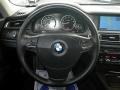 Black 2011 BMW 7 Series 750Li Sedan Steering Wheel