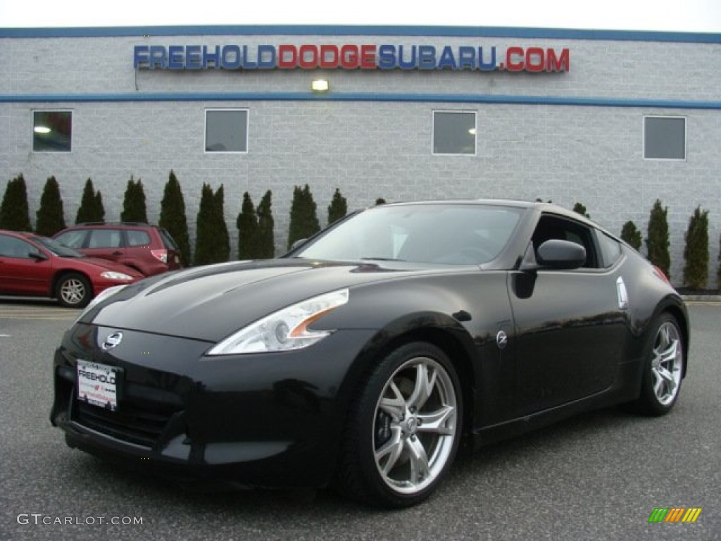 2009 370Z Sport Coupe - Magnetic Black / Black Cloth photo #1