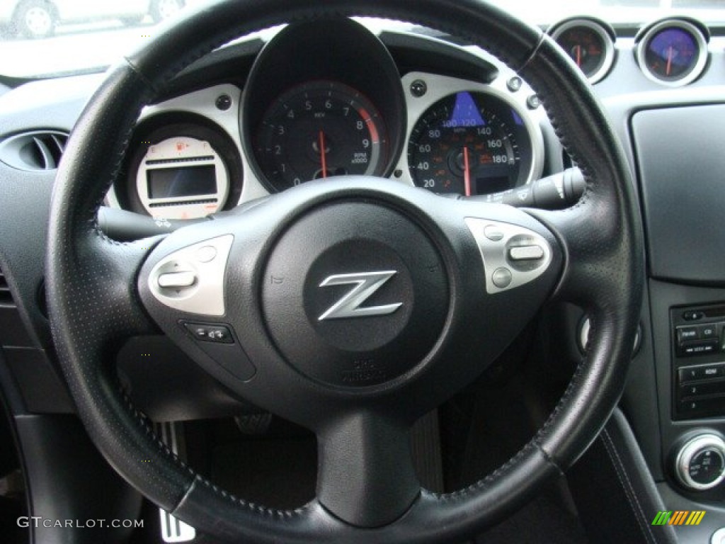 2009 370Z Sport Coupe - Magnetic Black / Black Cloth photo #11
