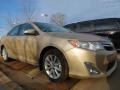 2012 Sandy Beach Metallic Toyota Camry XLE  photo #4