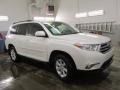 2011 Blizzard White Pearl Toyota Highlander SE 4WD  photo #2