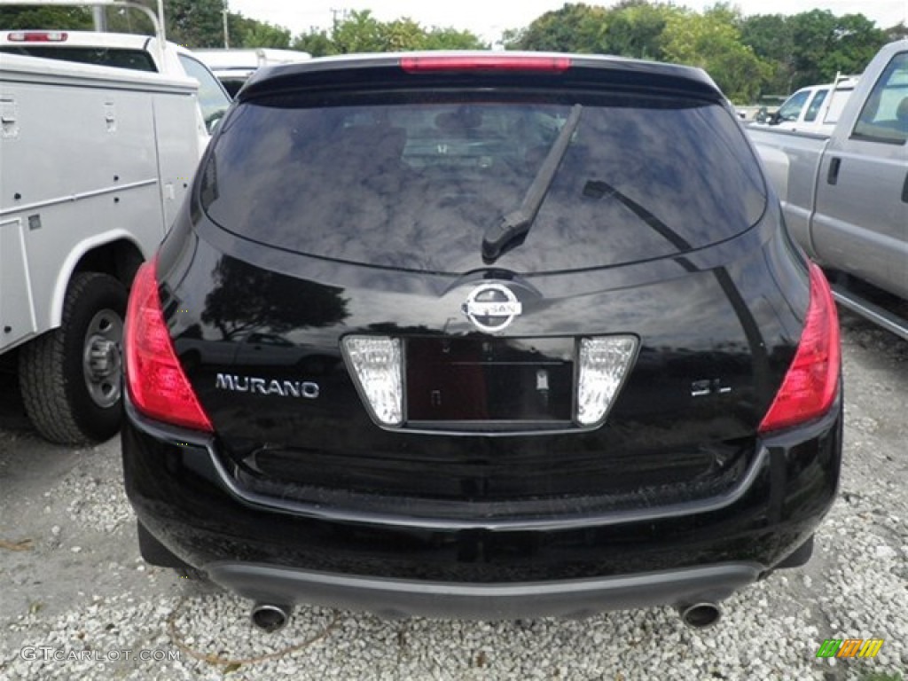 2004 Murano SL - Super Black / Charcoal photo #3