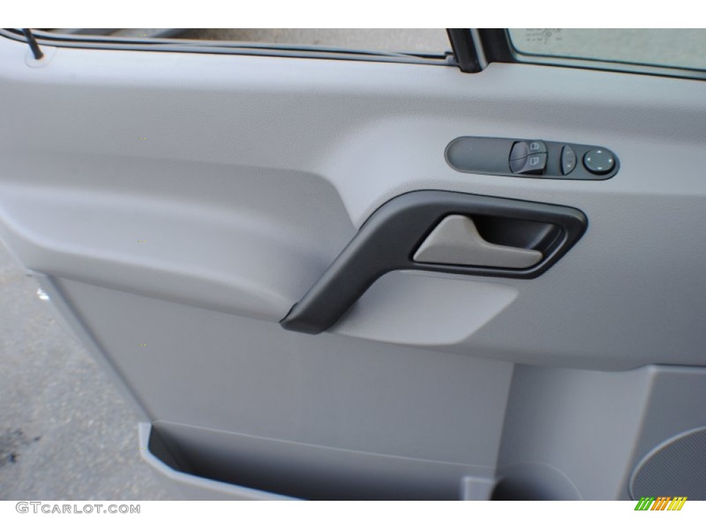 2013 Mercedes-Benz Sprinter 2500 High Roof Passenger Van Lima Black Fabric Door Panel Photo #75321729