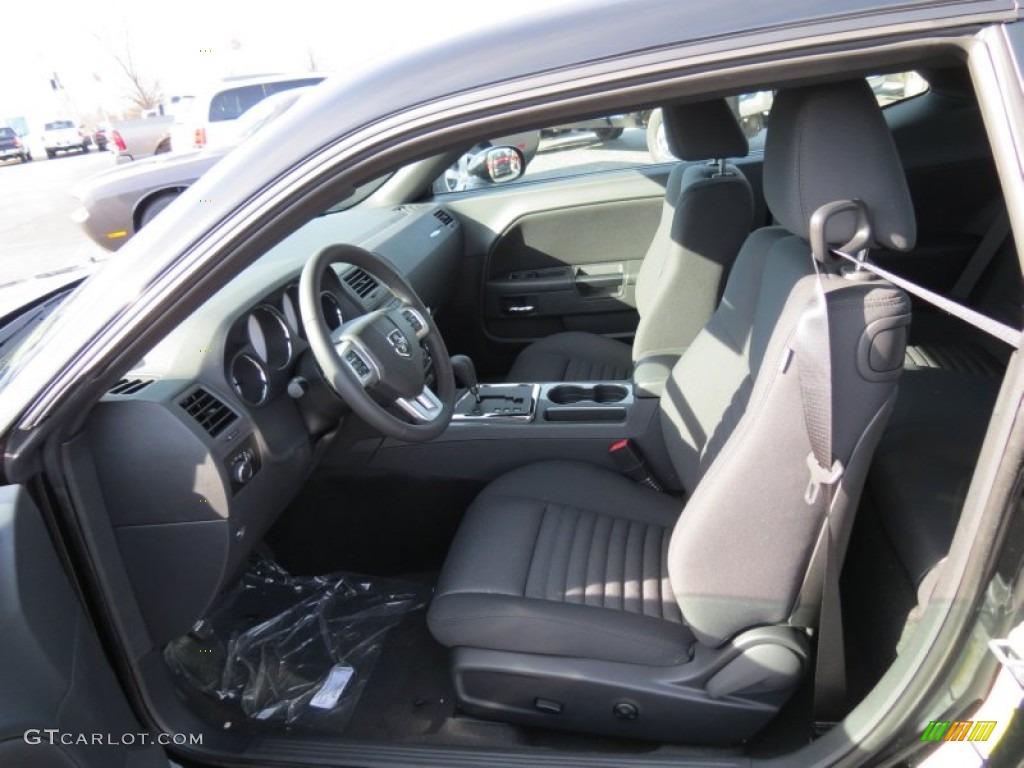 2013 Challenger SXT - Pitch Black / Dark Slate Gray photo #6