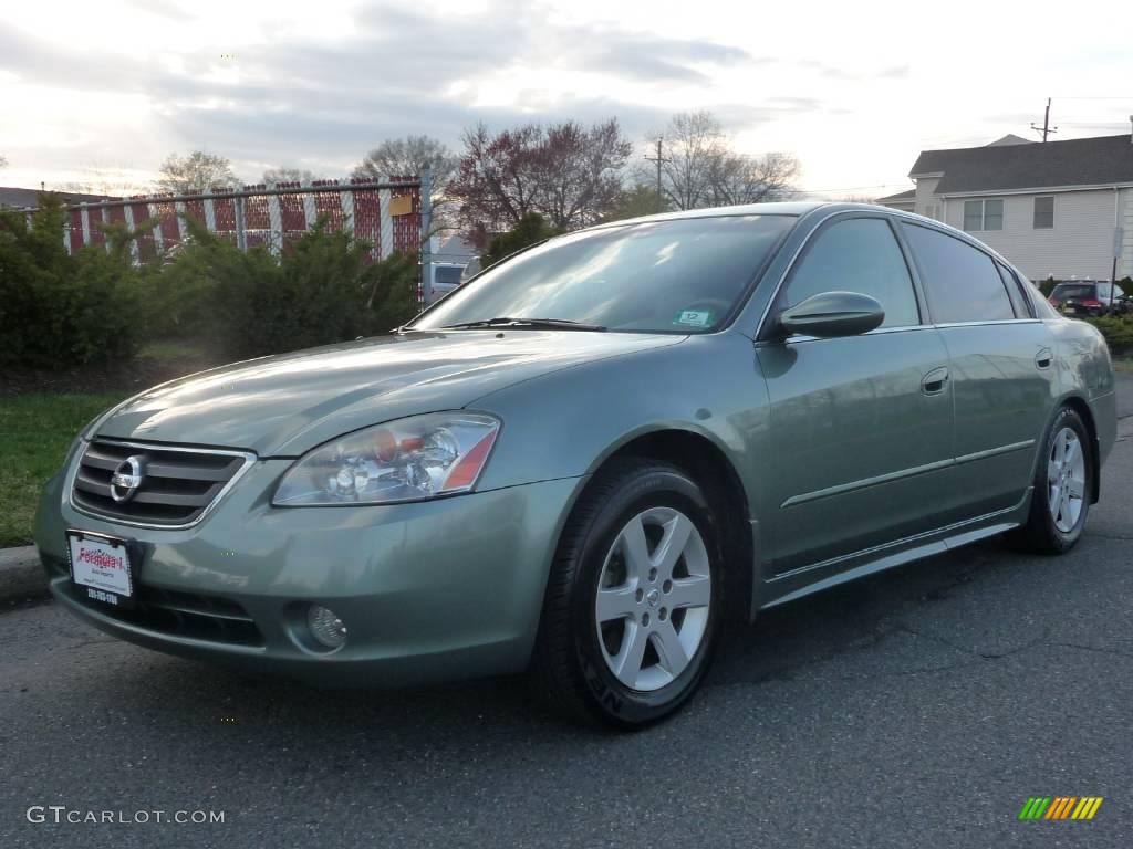 2003 Altima 2.5 SL - Mystic Emerald Green / Blond photo #1