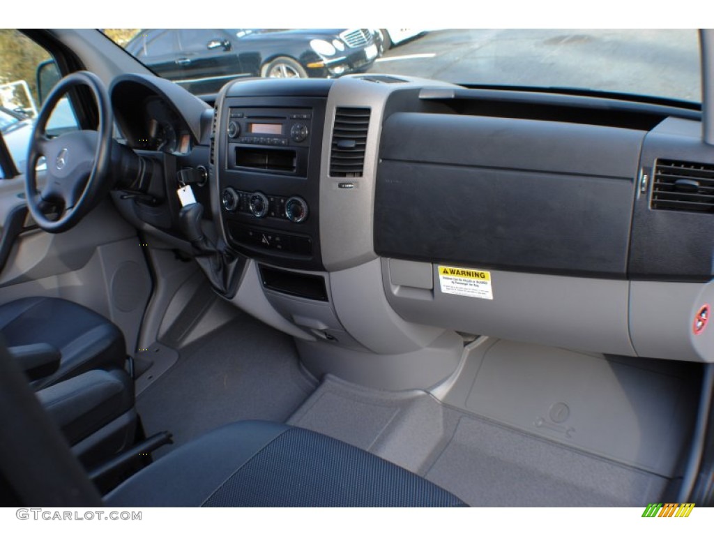 2013 Mercedes-Benz Sprinter 2500 High Roof Passenger Van Black Leatherette Dashboard Photo #75322016