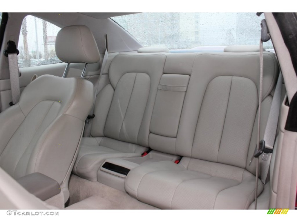 2002 CLK 430 Coupe - Magma Red / designo Light Brown photo #11