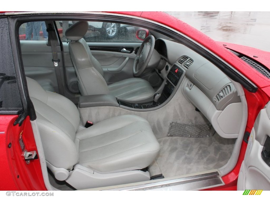 2002 CLK 430 Coupe - Magma Red / designo Light Brown photo #13