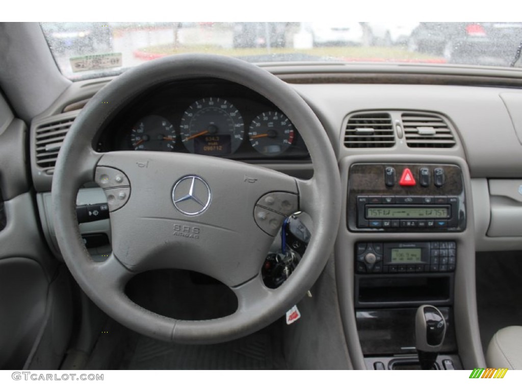 2002 CLK 430 Coupe - Magma Red / designo Light Brown photo #15