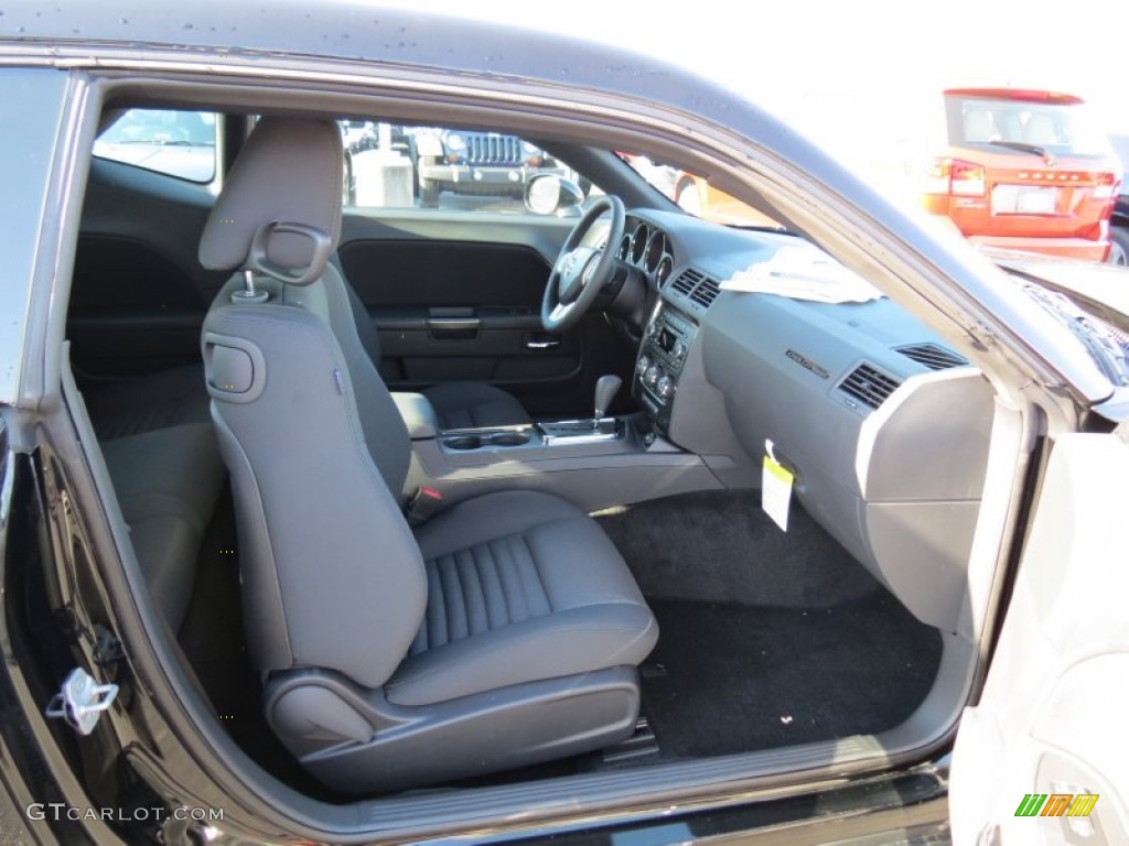 2013 Challenger SXT - Pitch Black / Dark Slate Gray photo #8