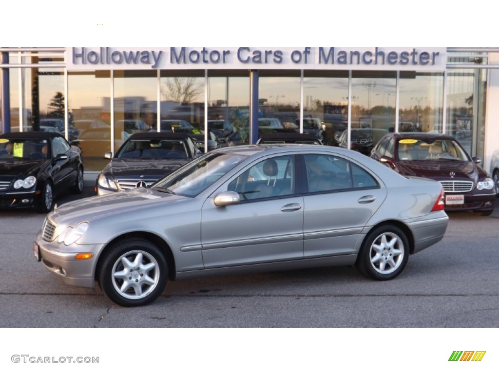 2003 C 320 4Matic Sport Sedan - Pewter Silver Metallic / Charcoal photo #1