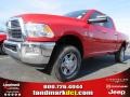 2012 Flame Red Dodge Ram 2500 HD SLT Crew Cab 4x4  photo #1