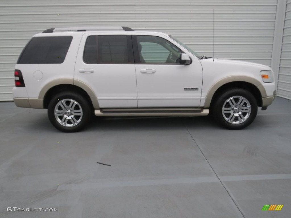 2006 Explorer Eddie Bauer - Oxford White / Camel/Stone photo #2