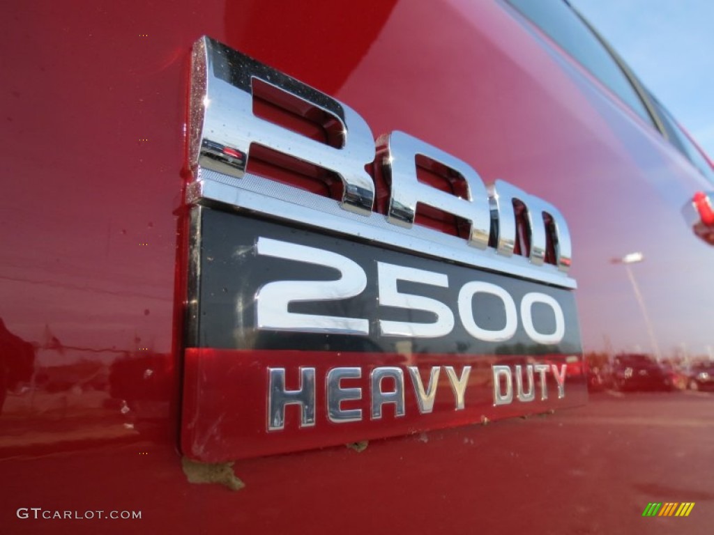 2012 Ram 2500 HD SLT Crew Cab 4x4 - Flame Red / Dark Slate/Medium Graystone photo #6