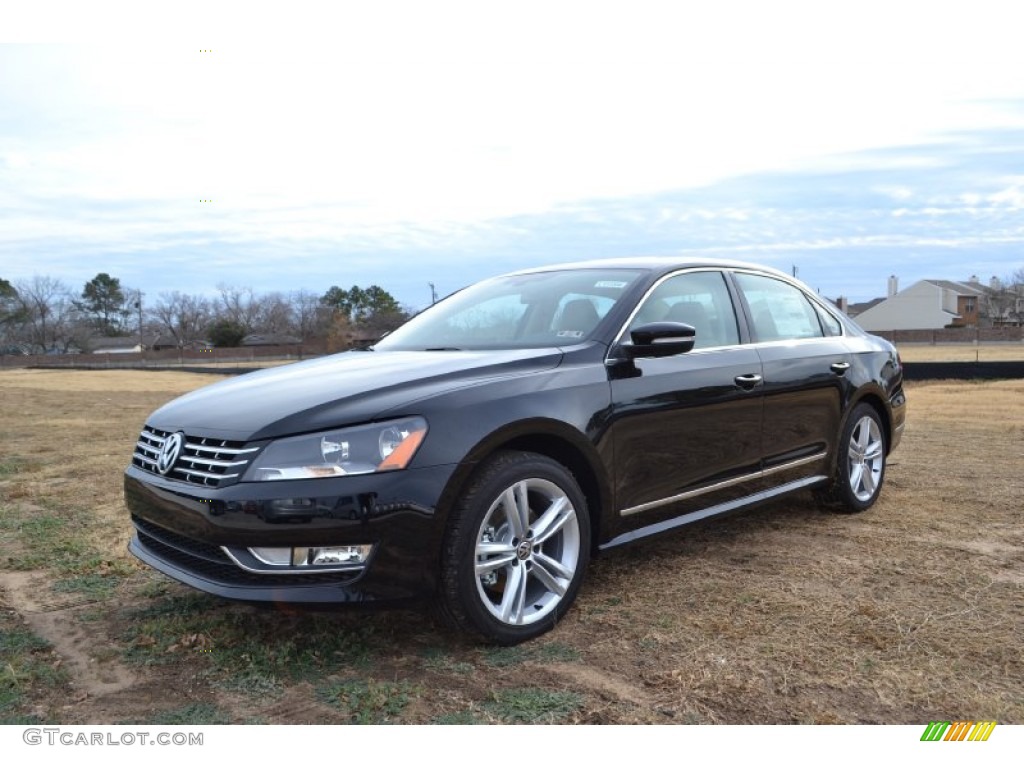 2013 Passat TDI SE - Black / Cornsilk Beige photo #1