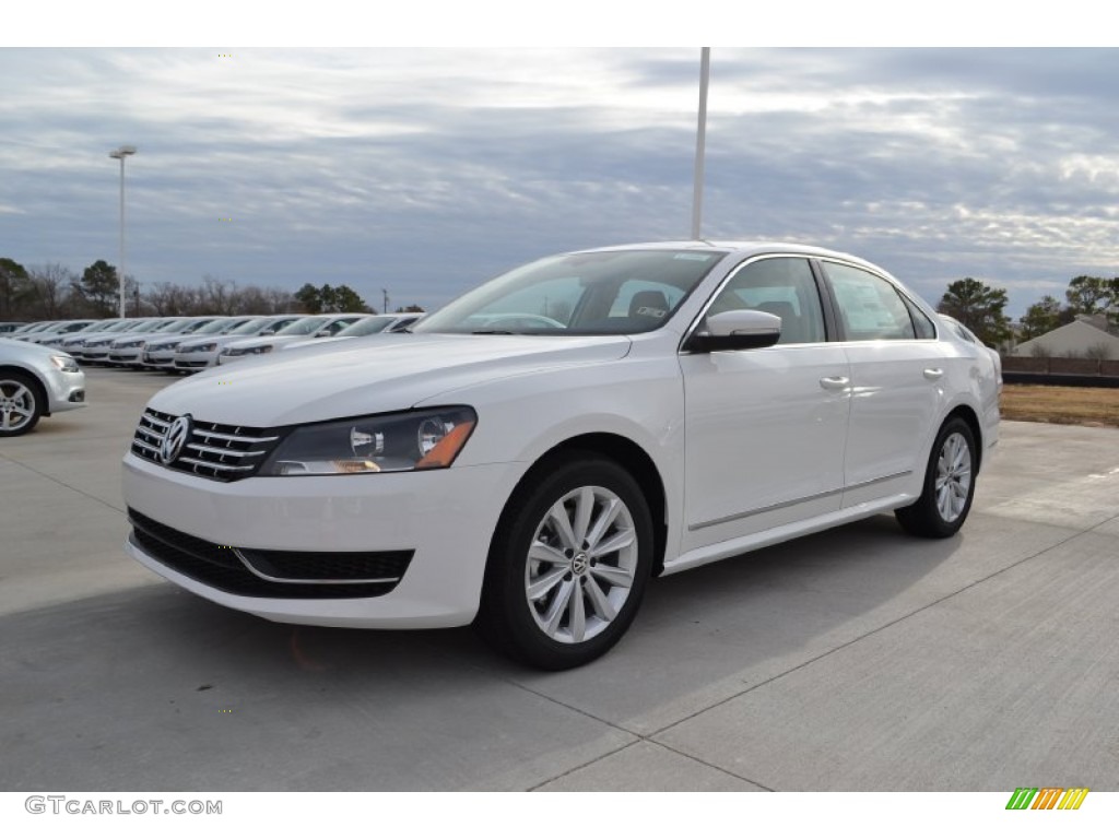 2013 Passat 2.5L SEL - Candy White / Cornsilk Beige photo #1