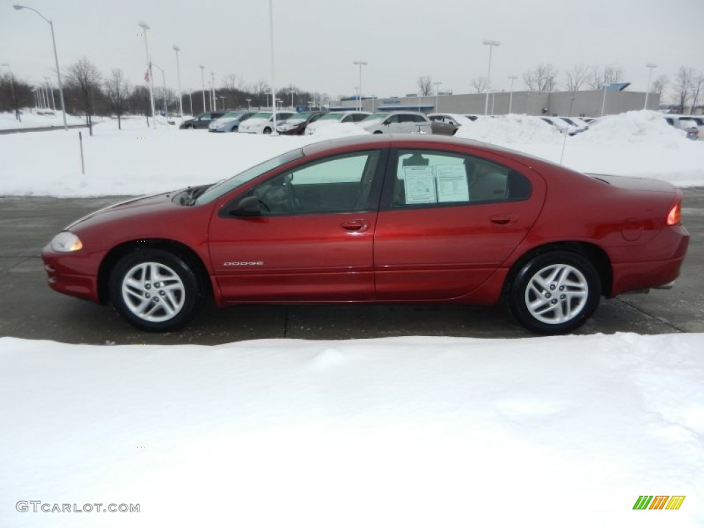 Inferno Red Metallic 2000 Dodge Intrepid Standard Intrepid Model Exterior Photo #75325013