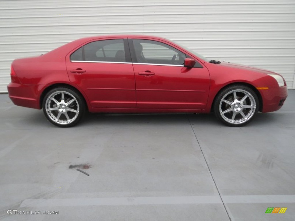 2006 Milan I4 Premier - Vivid Red Metallic / Dark Charcoal/Medium Light Stone photo #2