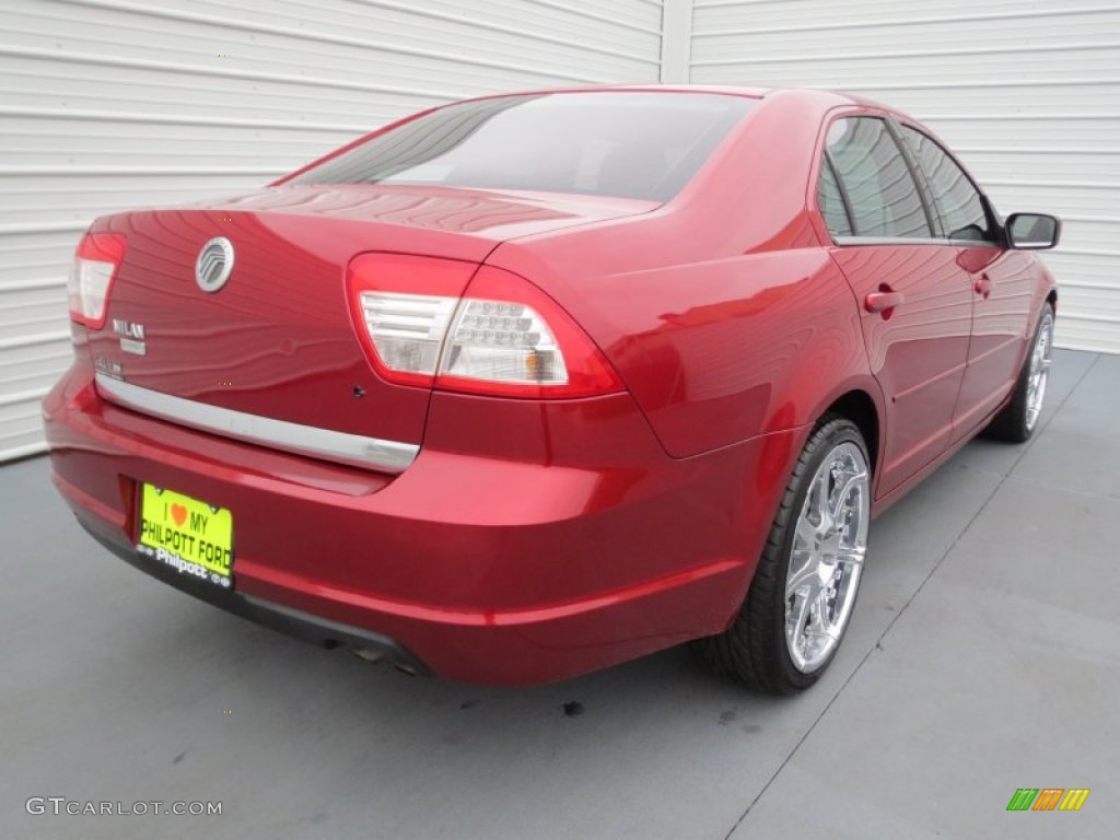 2006 Milan I4 Premier - Vivid Red Metallic / Dark Charcoal/Medium Light Stone photo #3