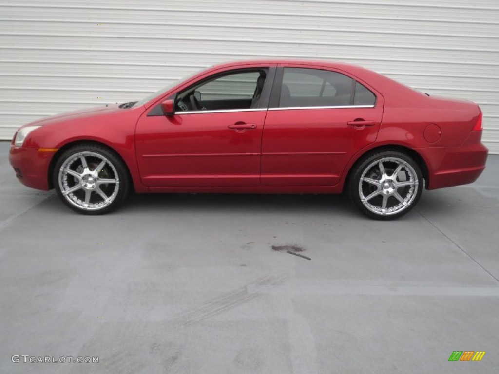 2006 Milan I4 Premier - Vivid Red Metallic / Dark Charcoal/Medium Light Stone photo #5