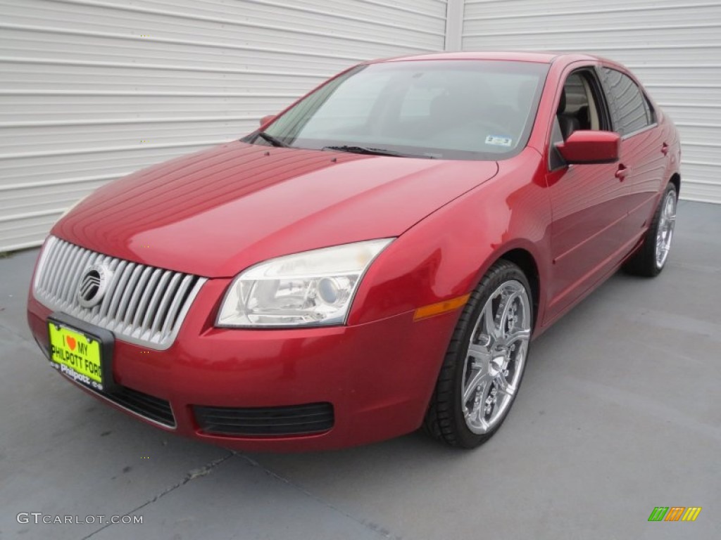 2006 Milan I4 Premier - Vivid Red Metallic / Dark Charcoal/Medium Light Stone photo #6