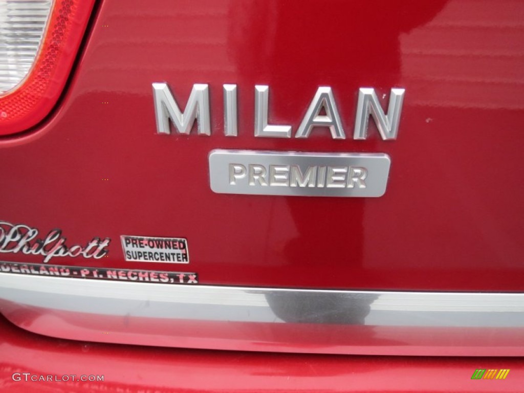 2006 Milan I4 Premier - Vivid Red Metallic / Dark Charcoal/Medium Light Stone photo #17