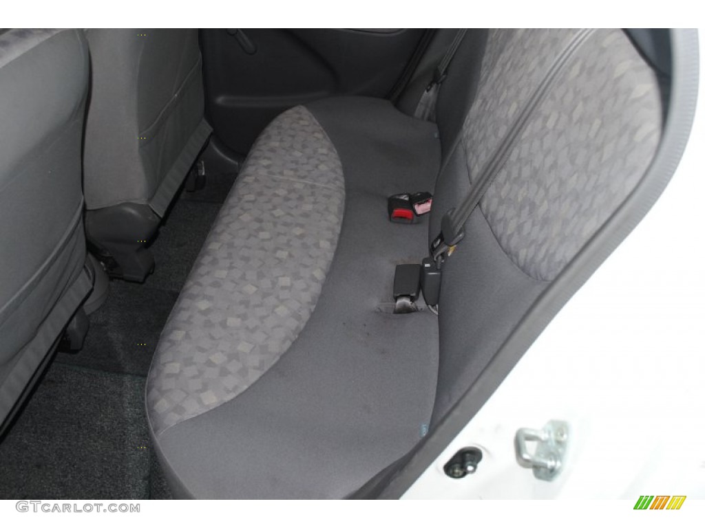 2001 ECHO Sedan - Super White / Shadow Gray photo #12
