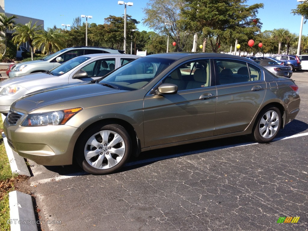 2008 Accord EX-L Sedan - Bold Beige Metallic / Ivory photo #1