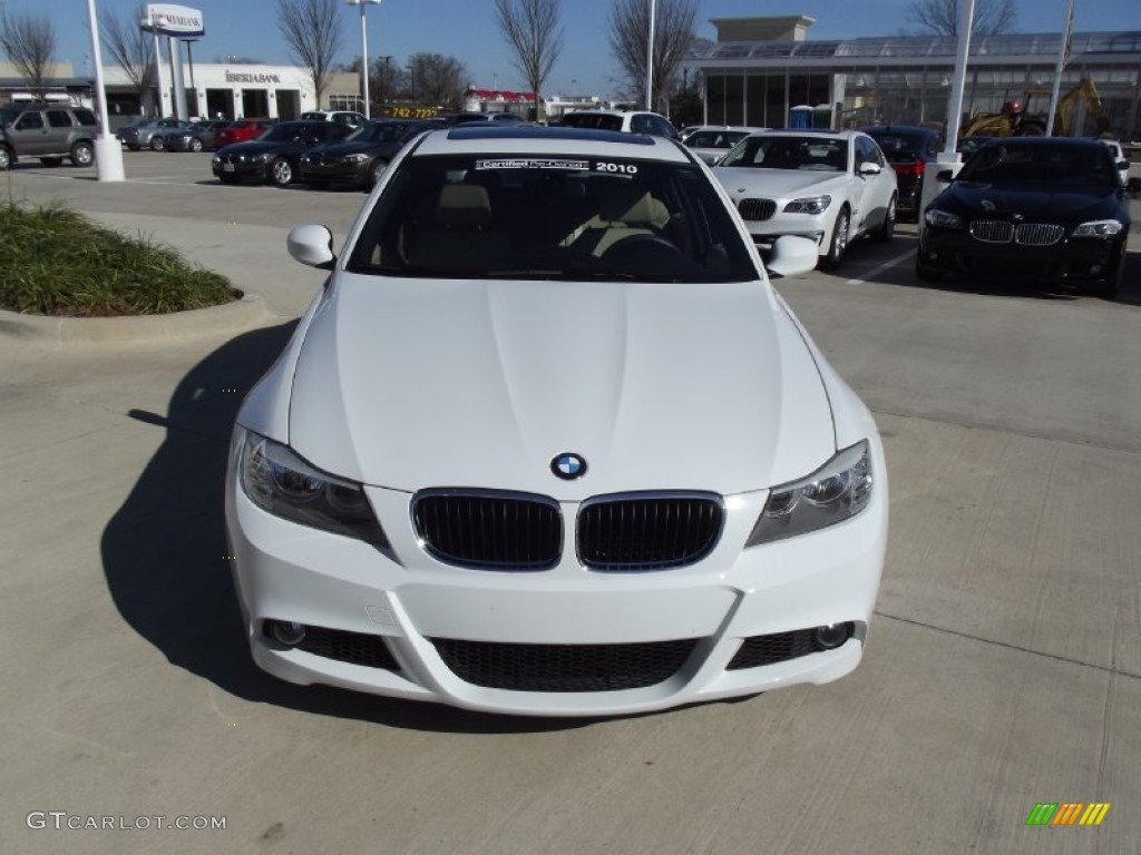 2010 3 Series 328i Sedan - Alpine White / Beige photo #7