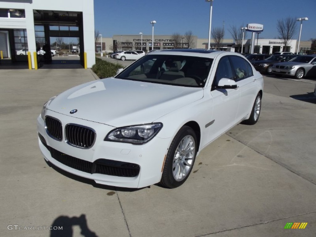 2013 7 Series 750Li Sedan - Alpine White / Oyster photo #1