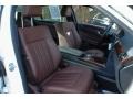 2011 Mercedes-Benz E Chestnut Brown Interior Front Seat Photo