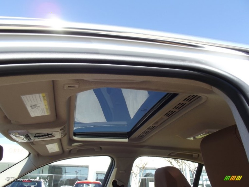 2013 3 Series 328i Sedan - Mineral White Metallic / Saddle Brown photo #14