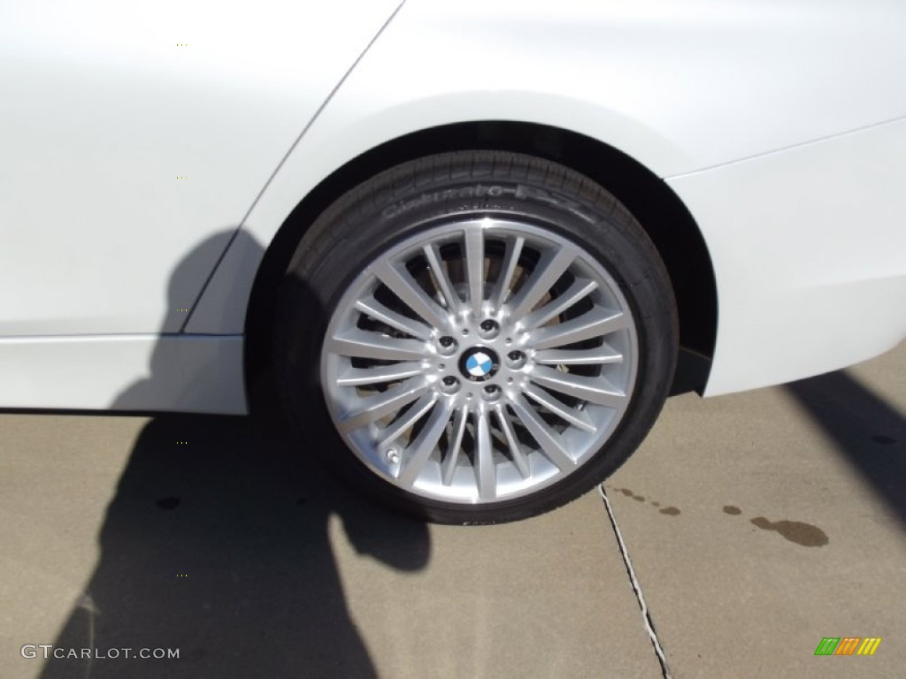 2013 3 Series 328i Sedan - Mineral White Metallic / Saddle Brown photo #15