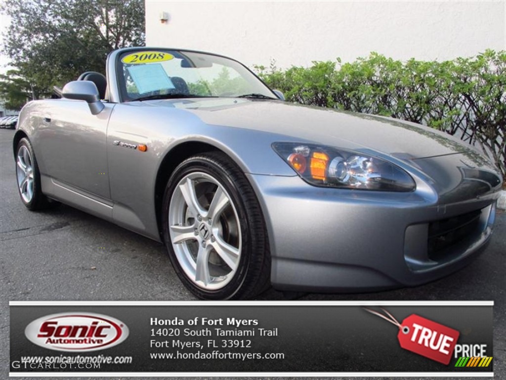 2008 S2000 Roadster - Chicane Silver Metallic / Black photo #1