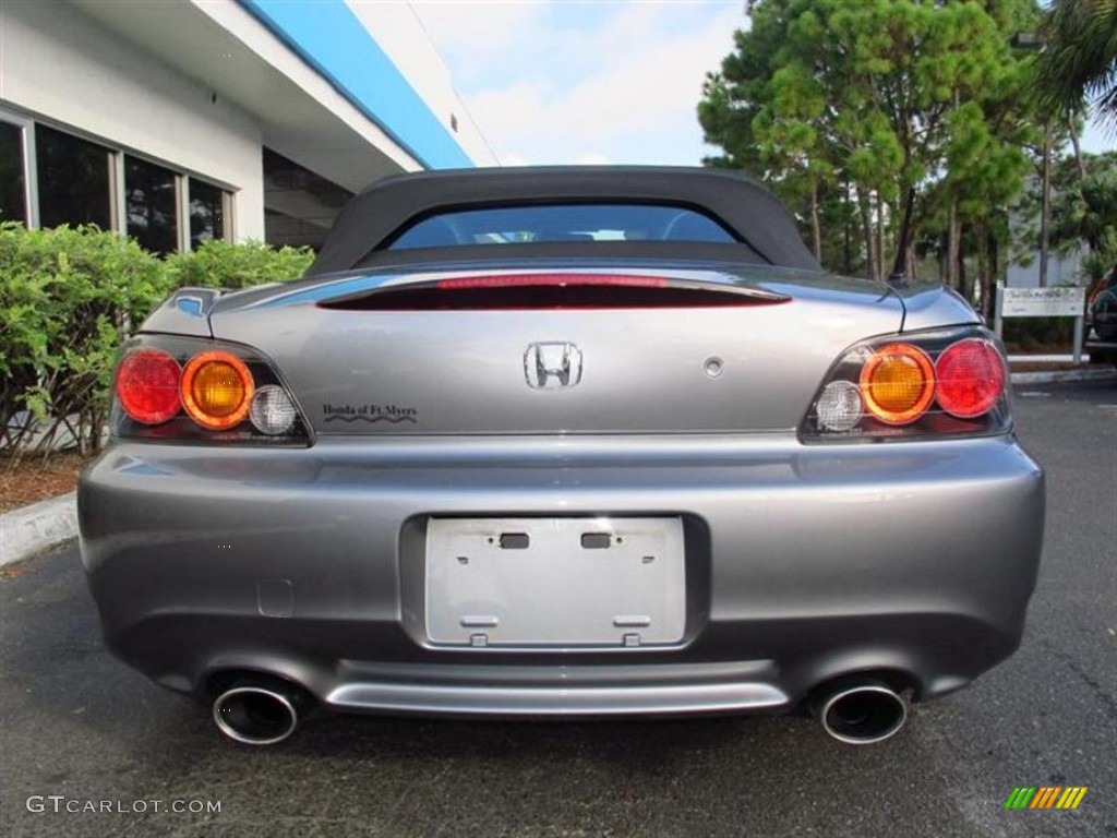 2008 S2000 Roadster - Chicane Silver Metallic / Black photo #4