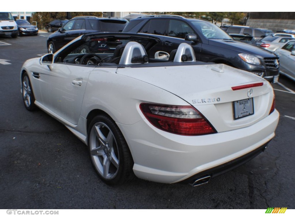 2012 SLK 250 Roadster - Diamond White Metallic / Black photo #18