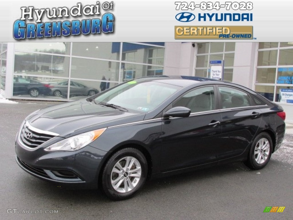 2011 Sonata GLS - Pacific Blue Pearl / Gray photo #1