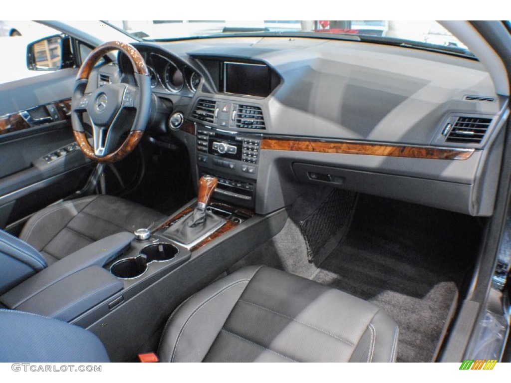 Black Interior 2013 Mercedes-Benz E 350 4Matic Coupe Photo #75331113