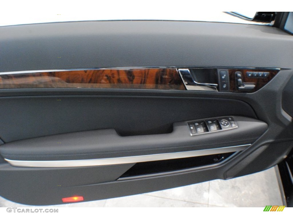 2013 Mercedes-Benz E 350 4Matic Coupe Black Door Panel Photo #75331131