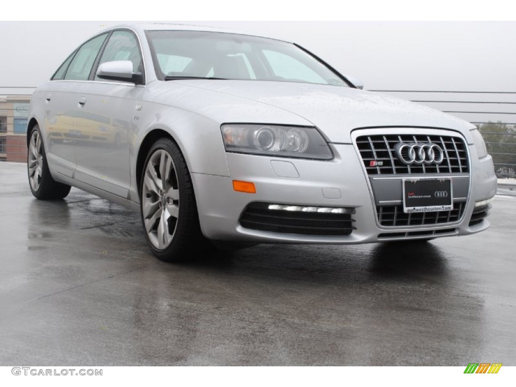 Light Silver Metallic 2008 Audi S6 5.2 quattro Sedan Exterior Photo #75331416