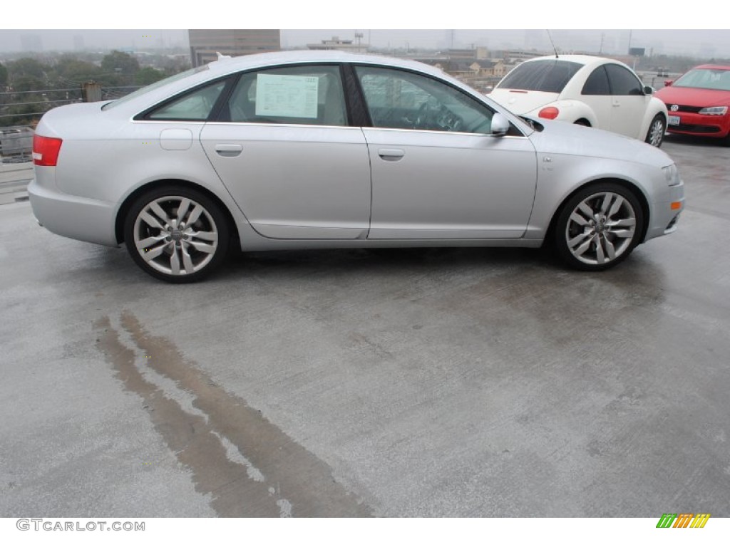 Light Silver Metallic 2008 Audi S6 5.2 quattro Sedan Exterior Photo #75331536