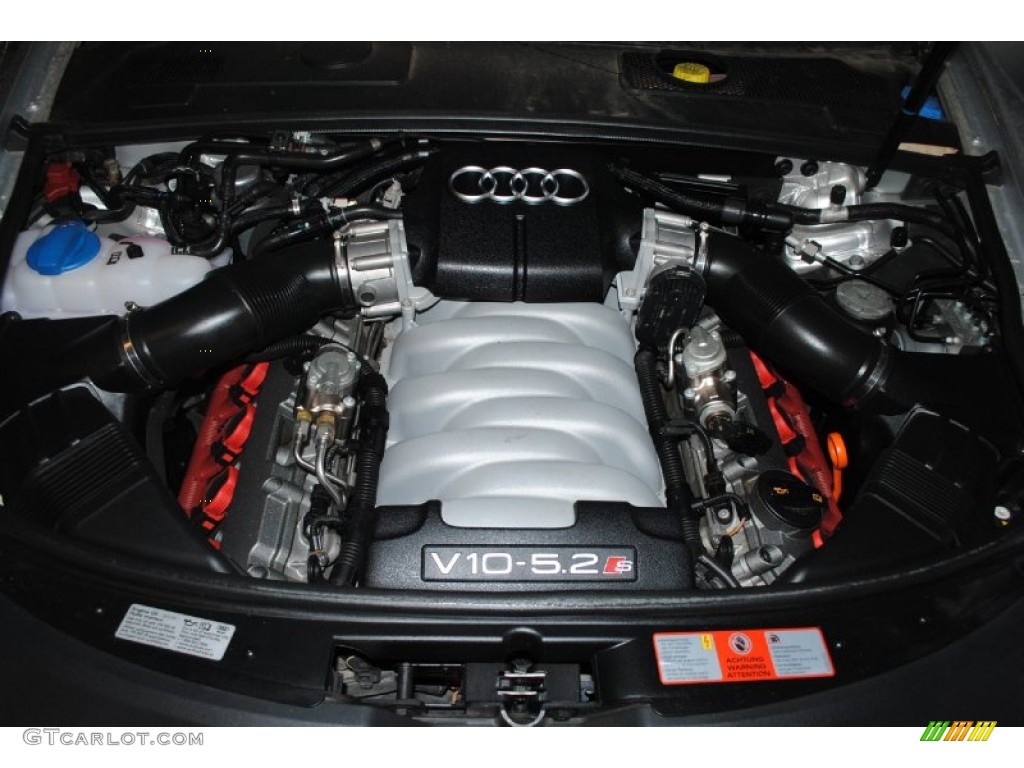 2008 Audi S6 5.2 quattro Sedan 5.2 Liter DOHC 40-Valve VVT V10 Engine Photo #75331976
