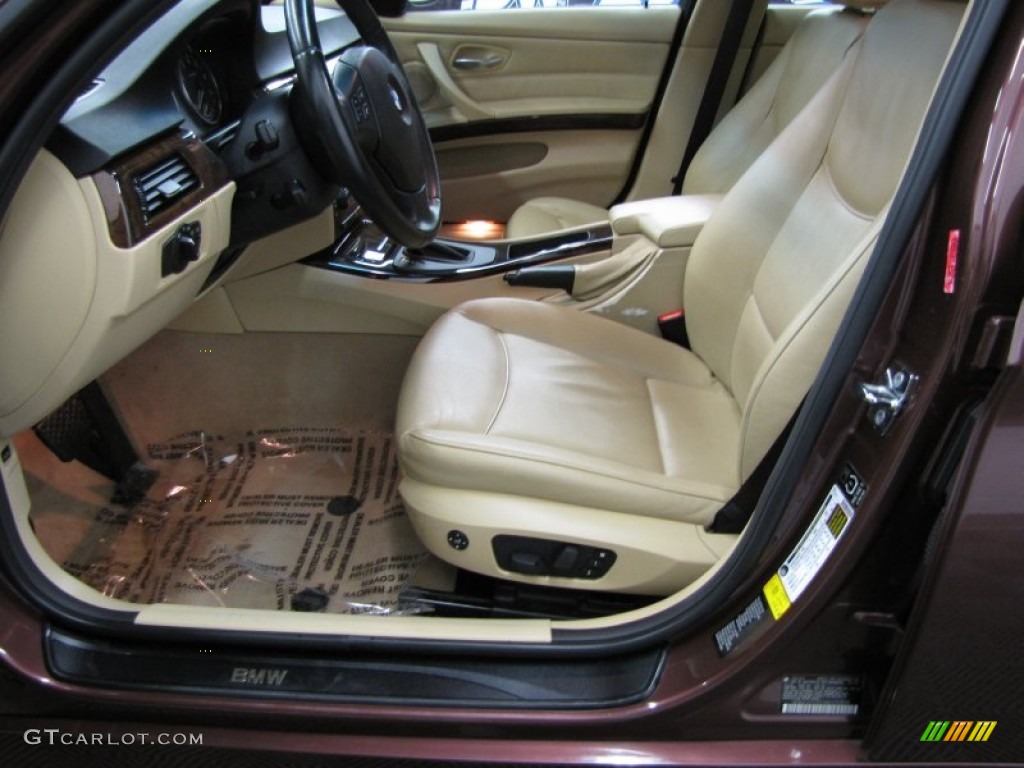 2006 3 Series 325xi Sedan - Barrique Red Metallic / Beige photo #9