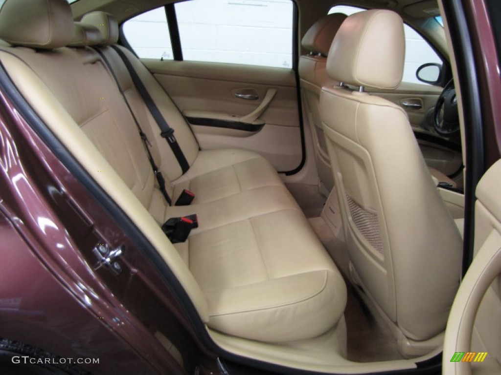 2006 3 Series 325xi Sedan - Barrique Red Metallic / Beige photo #11