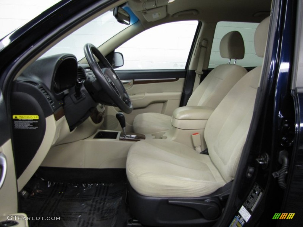 2008 Hyundai Santa Fe SE Front Seat Photo #75334689