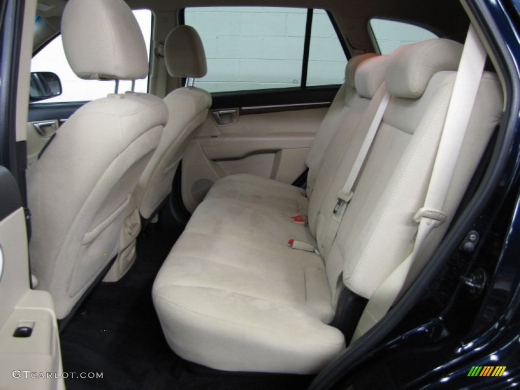 2008 Hyundai Santa Fe SE Rear Seat Photo #75334701