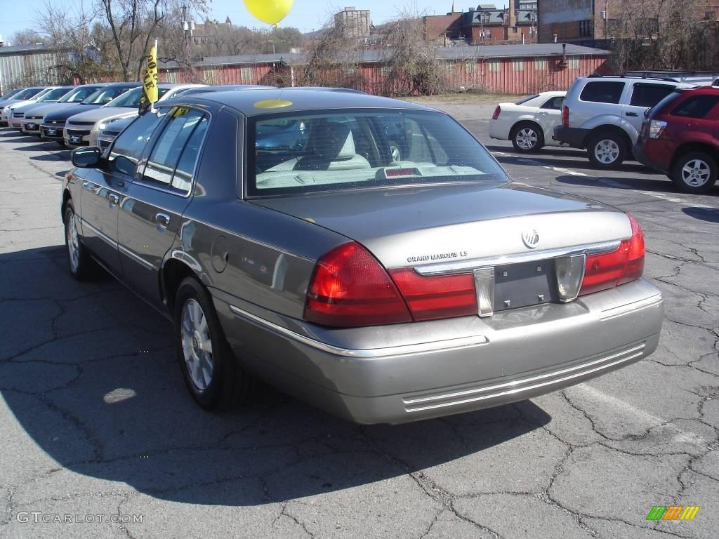2004 Grand Marquis LS - Spruce Green Metallic / Light Flint photo #4