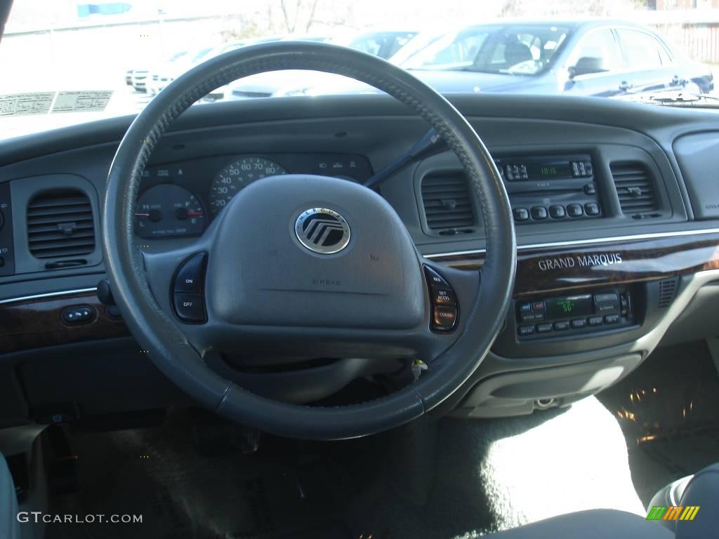 2004 Grand Marquis LS - Spruce Green Metallic / Light Flint photo #11