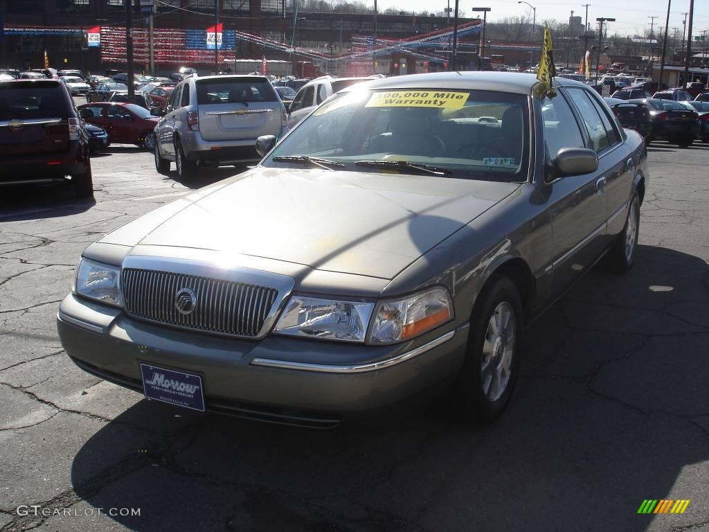 2004 Grand Marquis LS - Spruce Green Metallic / Light Flint photo #16