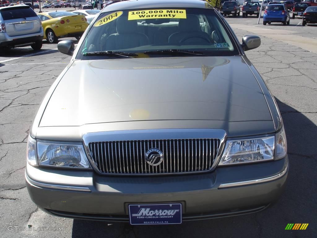 2004 Grand Marquis LS - Spruce Green Metallic / Light Flint photo #17